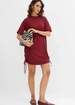 Vestido de punto de mezcla de algodón elástico Mujer Vestidos