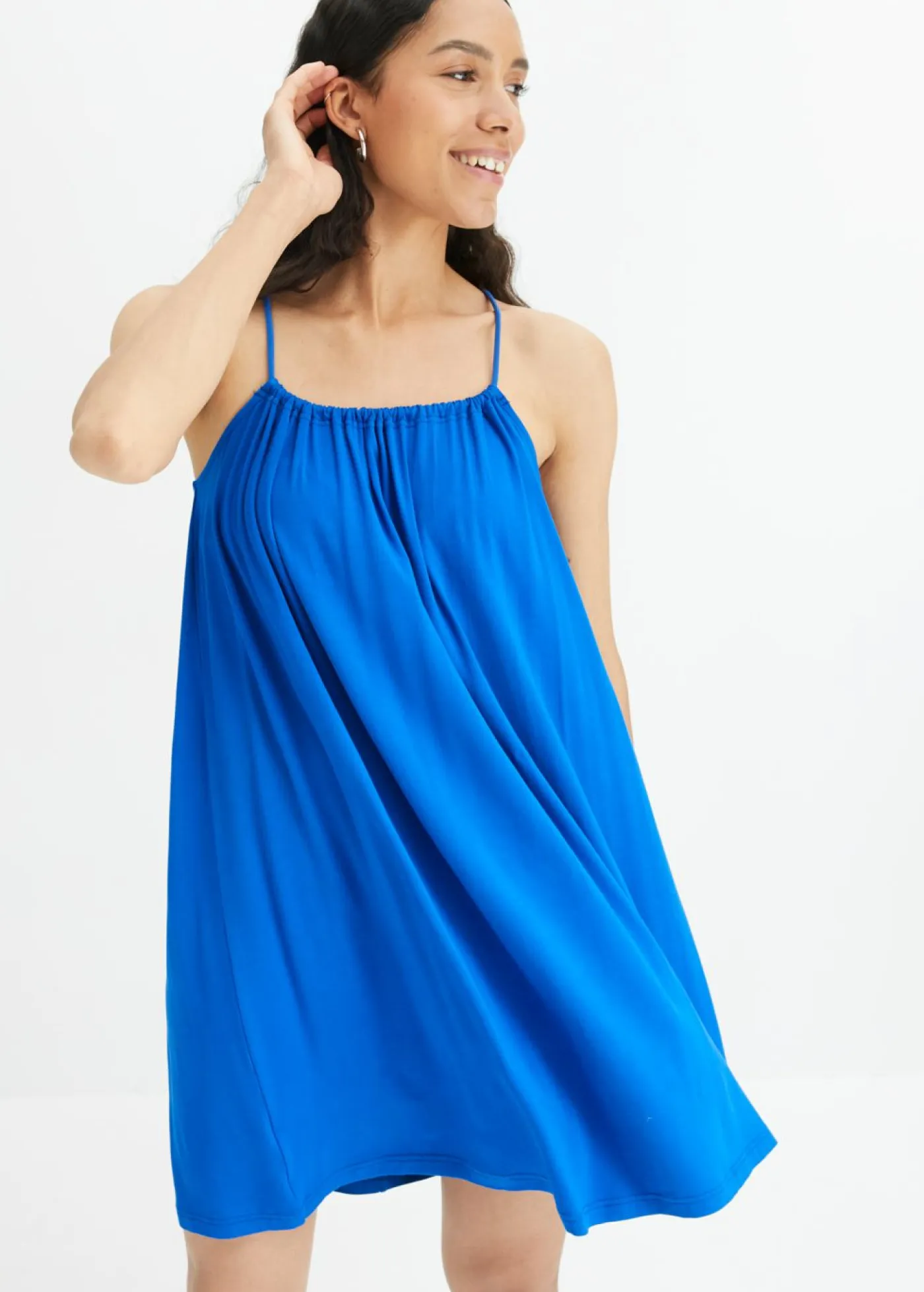 Outlet Vestido de punto de viscosa fluida Mujer Vestidos