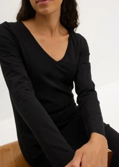 Outlet Vestido de punto de viscosa (2 unidades) Mujer Básicos|Vestidos