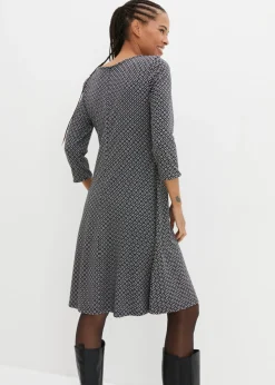 Online Vestido de Punto di Roma en mezcla de viscosa con estampado jacquard Mujer Vestidos