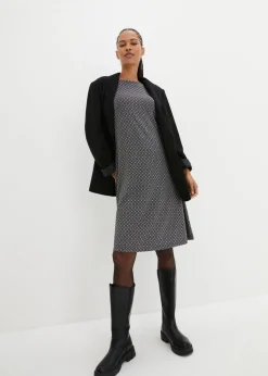 Online Vestido de Punto di Roma en mezcla de viscosa con estampado jacquard Mujer Vestidos