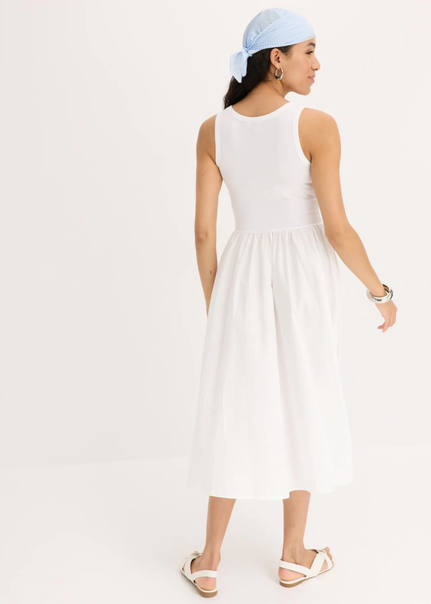 Vestido de punto en mezcla de materiales Mujer Vestidos