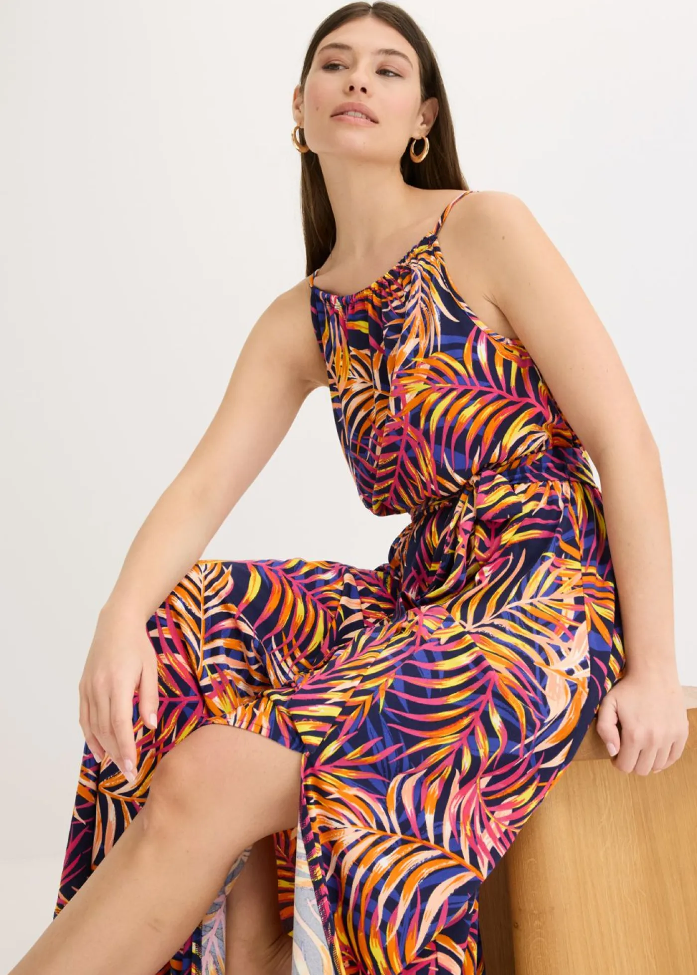 Hot Vestido de punto estampado Mujer Vestidos