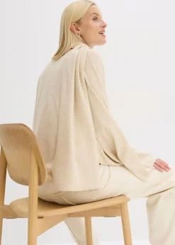 Sale Vestido de punto fino de mezcla de viscosa suave Mujer Esenciales|Jerséis