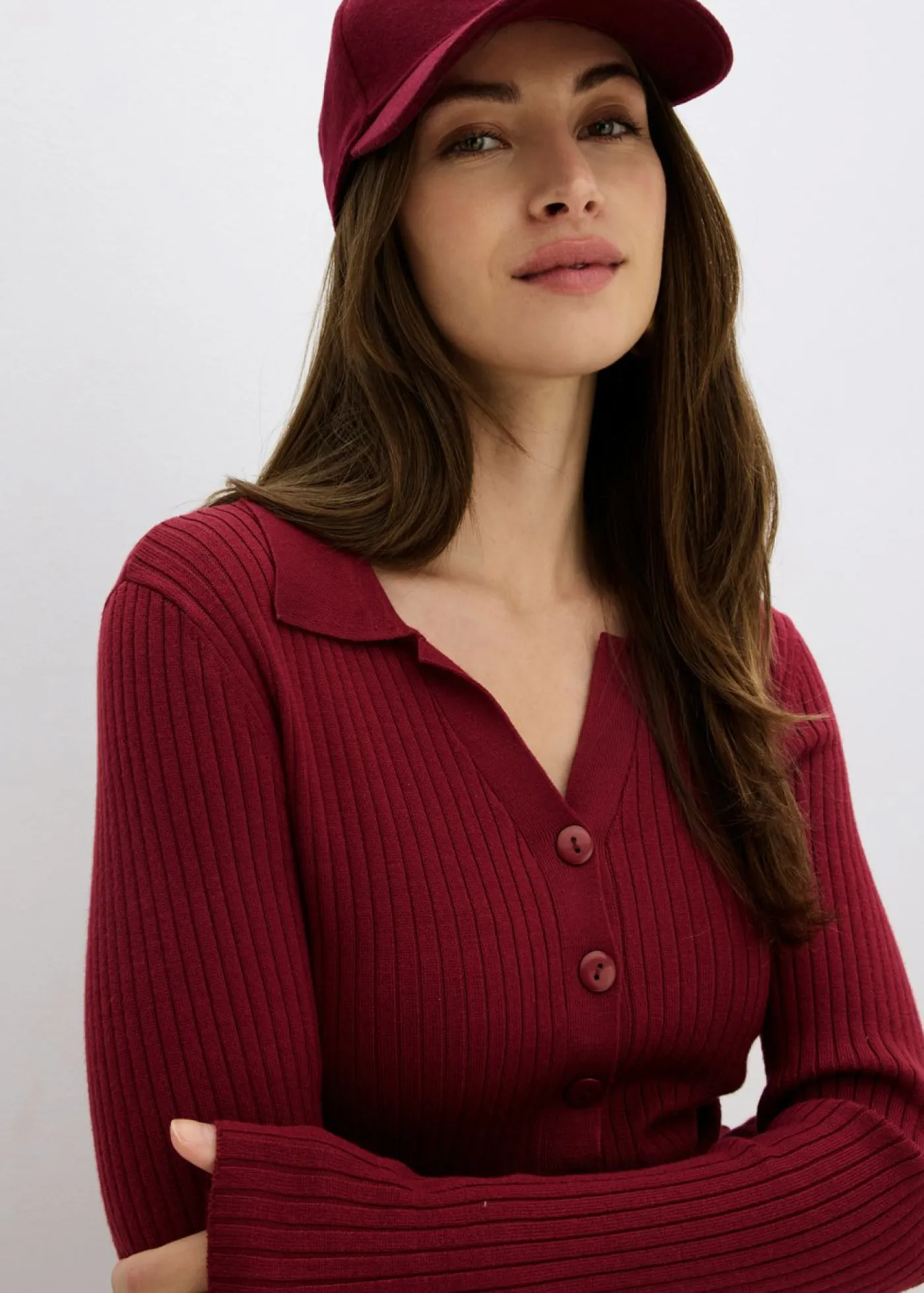 Outlet Vestido de punto fino de mezcla de viscosa suave Mujer Jerséis|Ropa De Punto