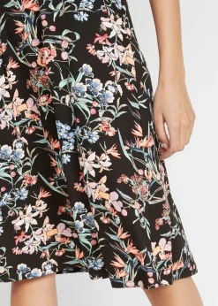Best Vestido de punto hasta la rodilla con corte en A Mujer Vestidos