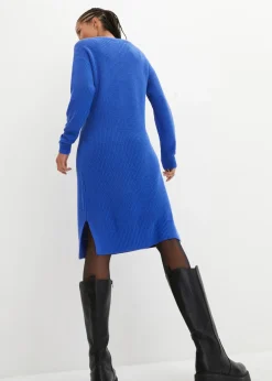 Vestido de punto holgado de canalé Mujer Vestidos|Ropa De Punto