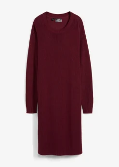 Best Vestido de punto holgado de canalé Mujer Vestidos|Ropa De Punto
