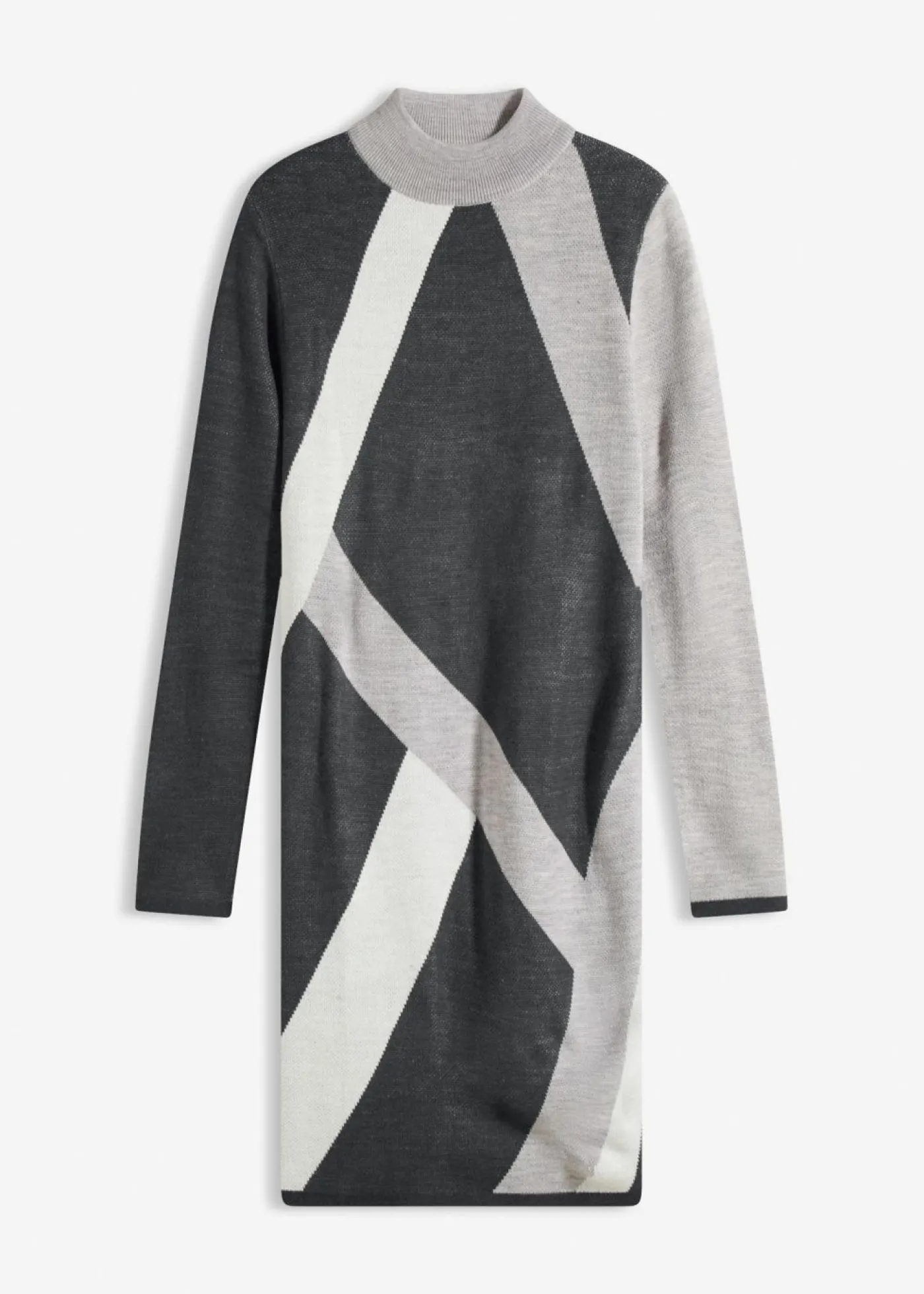 Discount Vestido de punto jacquard con rayas modernas Mujer Vestidos|Ropa De Punto