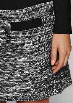 Outlet Vestido de punto jaspeado Mujer Vestidos|Ropa De Punto