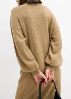 Discount Vestido de punto jaspeado Mujer Vestidos|Ropa De Punto