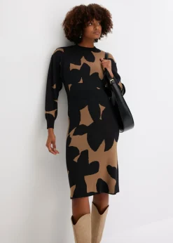 Online Vestido de punto, midi Mujer Vestidos|Ropa De Punto
