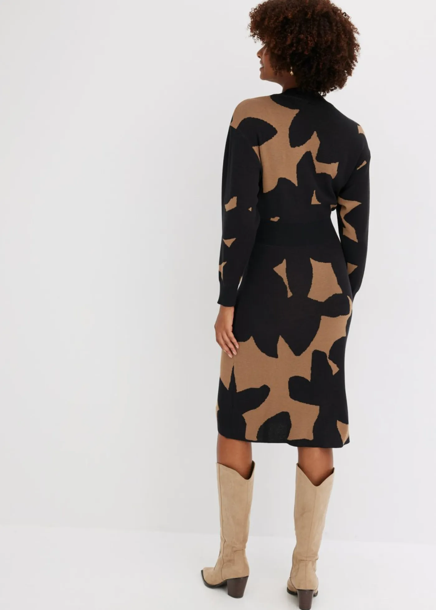 Online Vestido de punto, midi Mujer Vestidos|Ropa De Punto