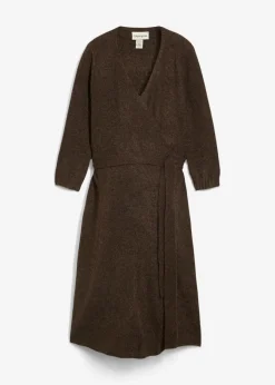Vestido de punto suave para el embarazo y la lactancia con mangas 3/4 Mujer Premamá