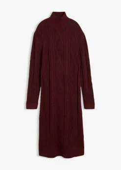 Hot Vestido de punto trenzado Mujer Vestidos|Ropa De Punto