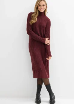 Hot Vestido de punto trenzado Mujer Vestidos|Ropa De Punto