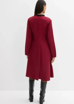 Clearance Vestido de sarga de lyocell fluido Mujer Esenciales|Vestidos