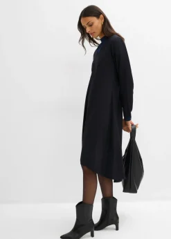 Outlet Vestido de sarga de lyocell fluido Mujer Esenciales|Vestidos