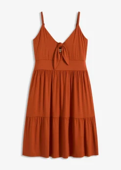Outlet Vestido de tirantes con detalle de nudo Mujer Vestidos