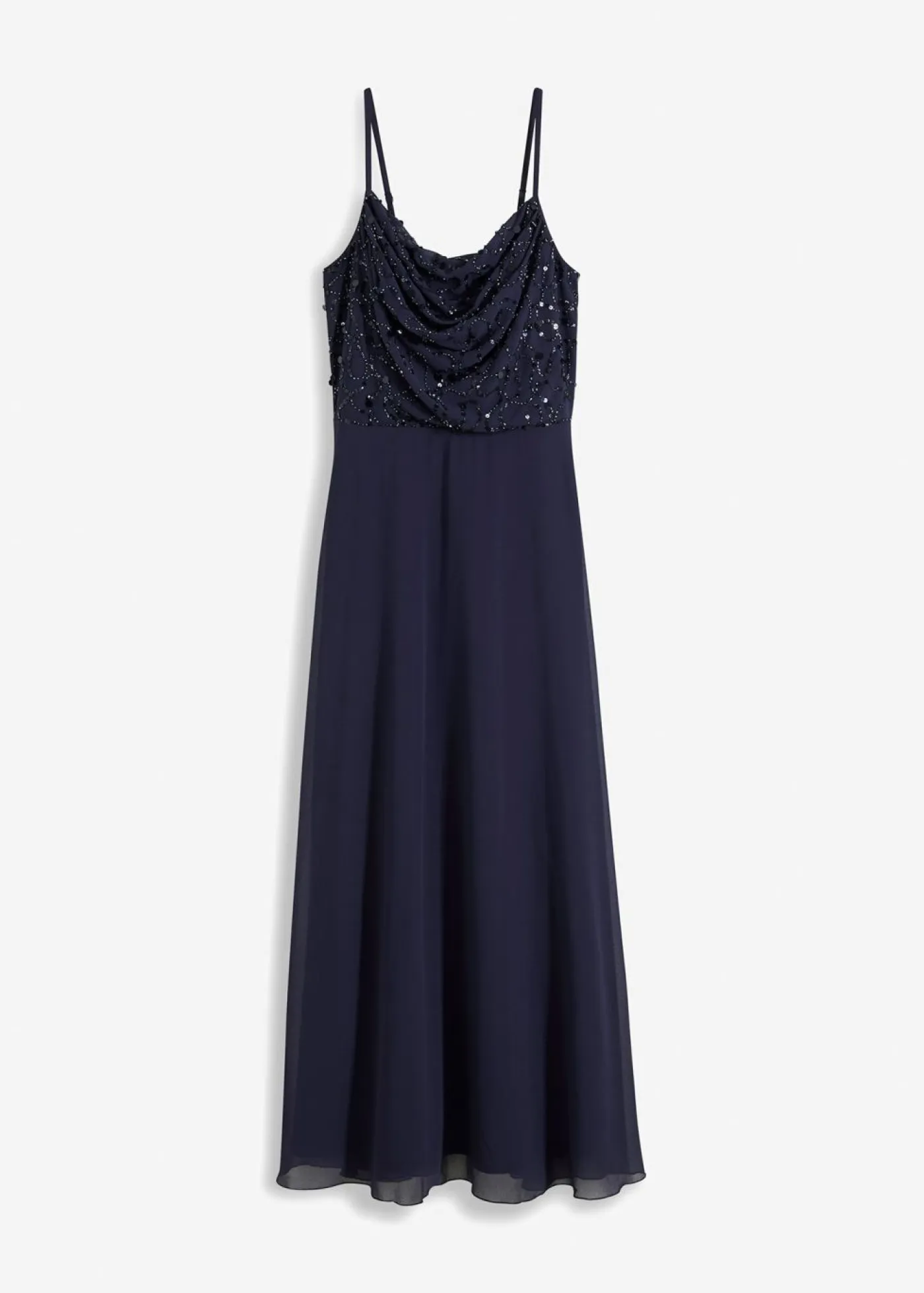 Clearance Vestido de tirantes con lentejuelas bordadas Mujer Vestidos|Tallas Pequeñas