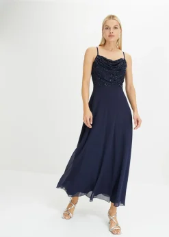 Clearance Vestido de tirantes con lentejuelas bordadas Mujer Vestidos|Tallas Pequeñas