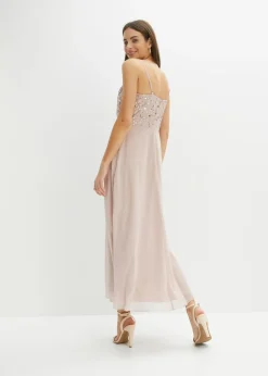 Discount Vestido de tirantes con lentejuelas bordadas Mujer Tallas Pequeñas|Novedades