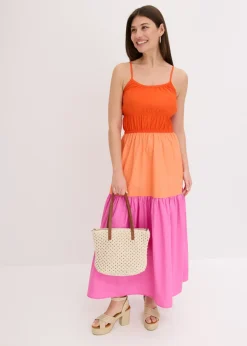 Sale Vestido de tirantes de algodón puro Mujer Vestidos