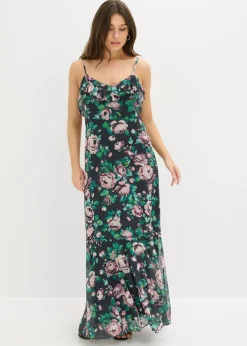 Hot Vestido de tirantes de malla suave Mujer Novedades