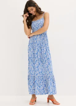 Hot Vestido de tirantes de mezcla de viscosa Mujer Vestidos