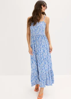 Hot Vestido de tirantes de mezcla de viscosa Mujer Vestidos