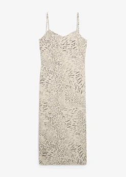 Hot Vestido de tirantes de viscosa fluida Mujer Vestidos
