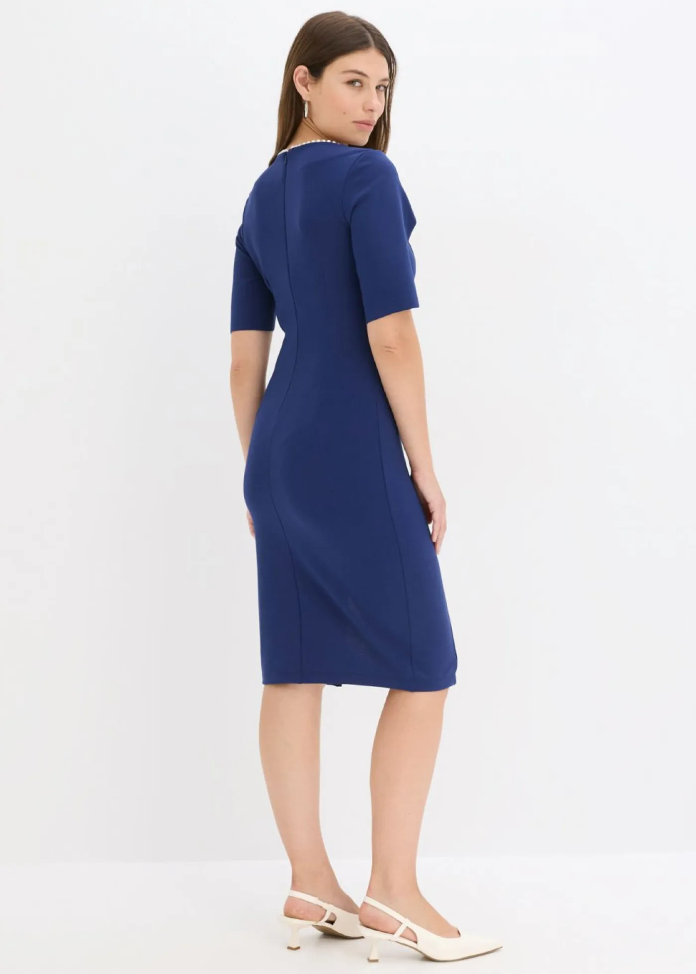 Discount Vestido de tubo con aplicación de perlas Mujer Vestidos|Ropa Elegante