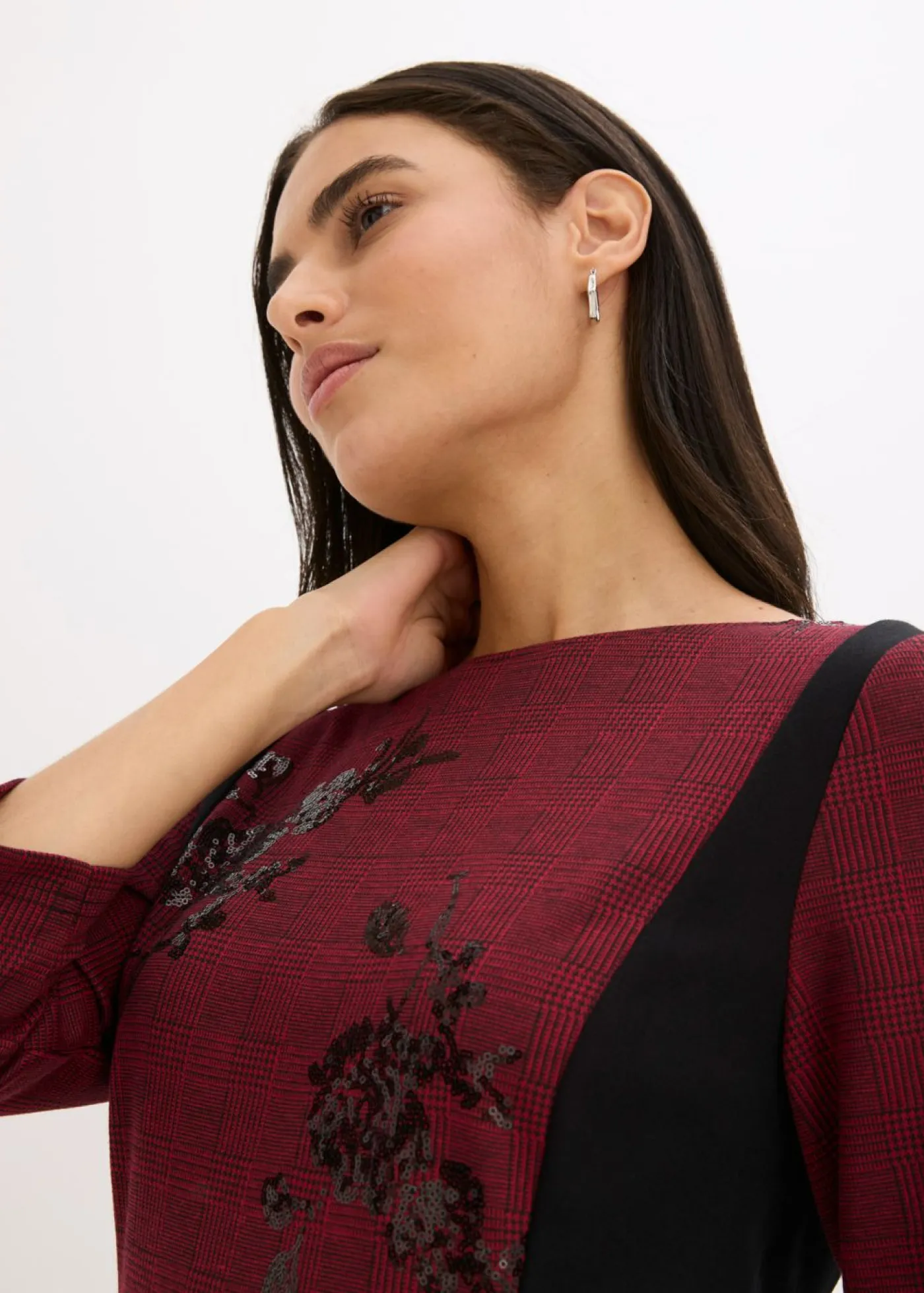 Hot Vestido de tubo con bordado de lentejuelas Mujer Vestidos