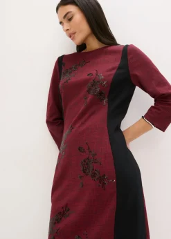 Hot Vestido de tubo con bordado de lentejuelas Mujer Vestidos