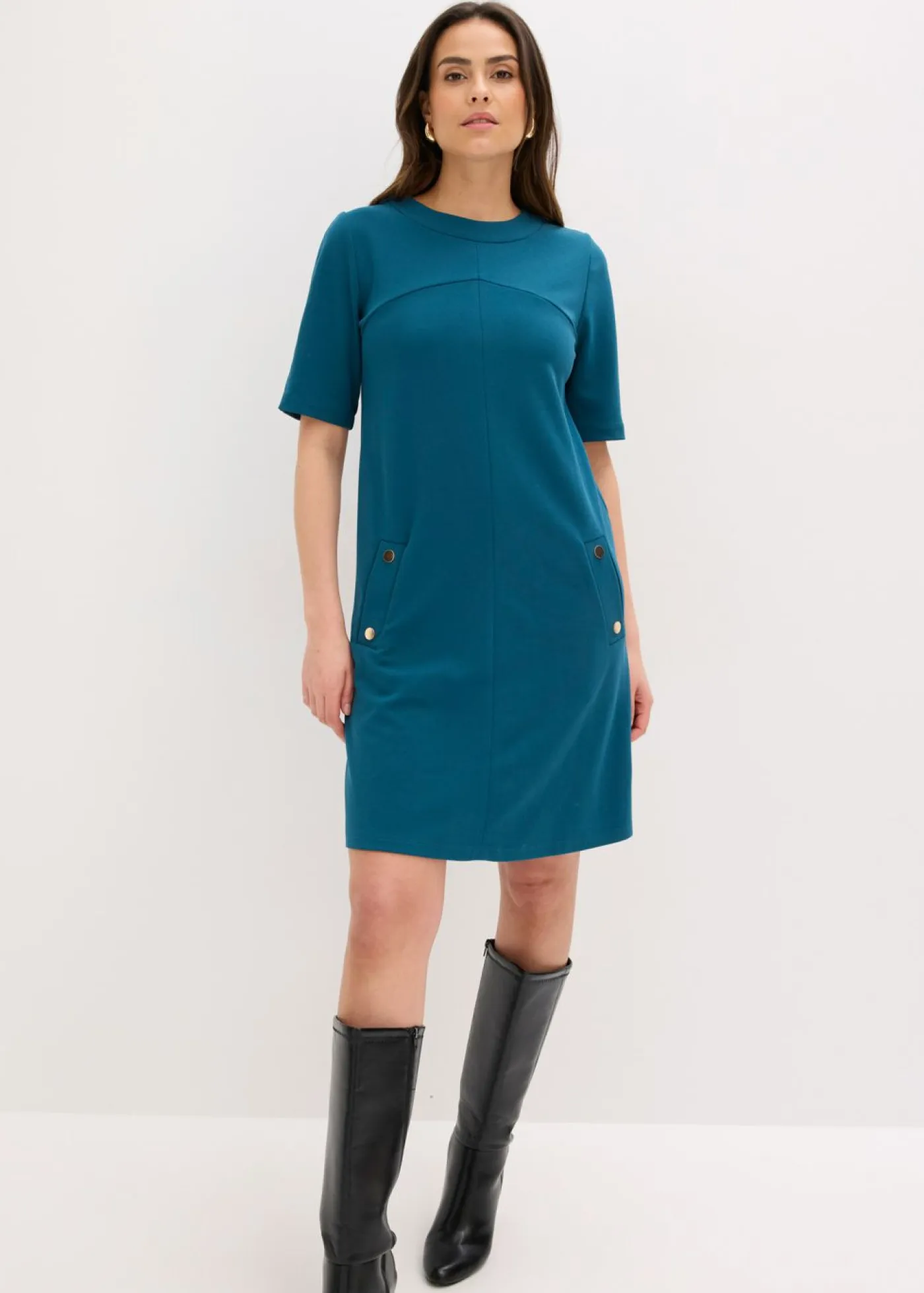 Discount Vestido de tubo con elastano Mujer Vestidos|Novedades