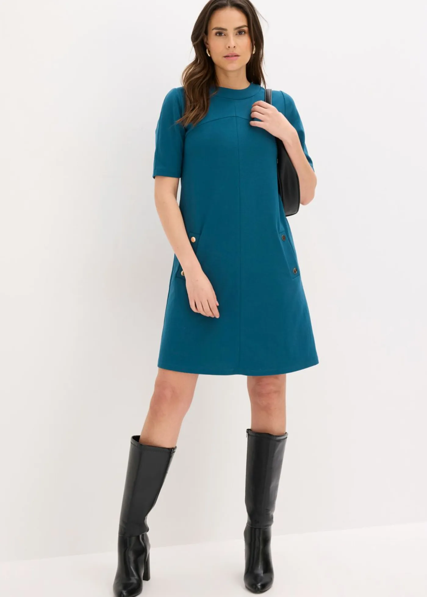 Discount Vestido de tubo con elastano Mujer Vestidos|Novedades