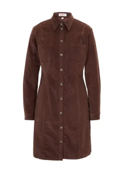 Sale Vestido elástico de pana Mujer Vestidos