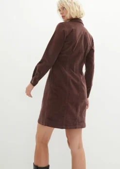 Sale Vestido elástico de pana Mujer Vestidos