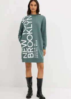 Clearance Vestido holgado tipo sudadera en suave mezcla de algodón Mujer Ropa Cómoda|Vestidos
