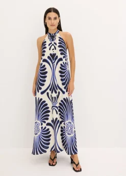 Best Vestido largo ancho de viscosa fluida Mujer Vestidos