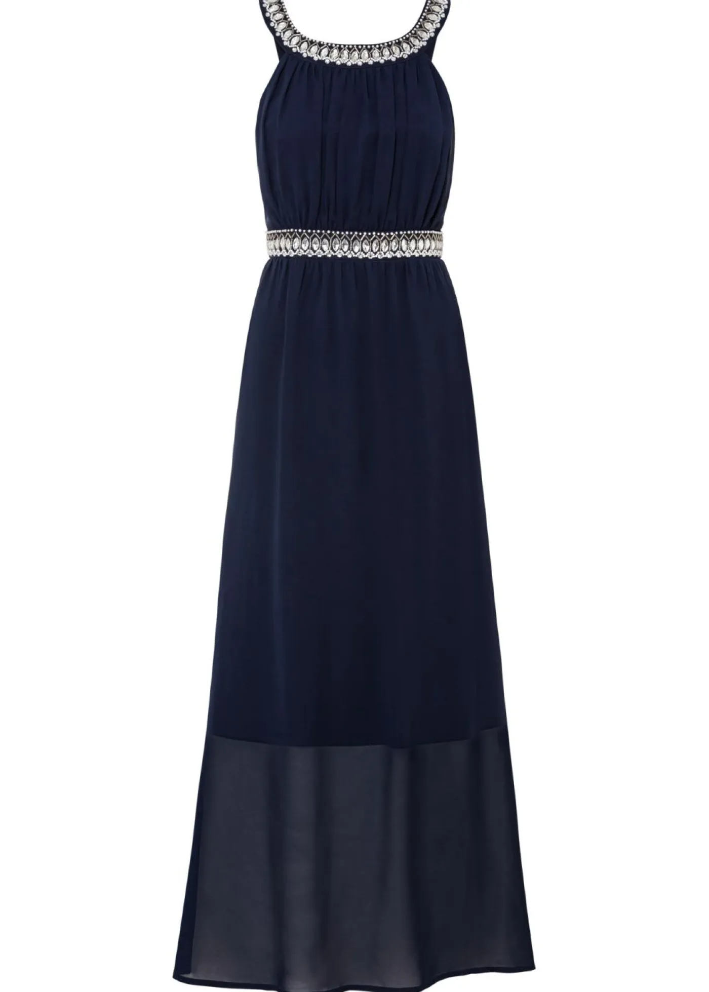 Best Vestido largo con aplicación de piedras brillantes Mujer Vestidos|Ropa Elegante