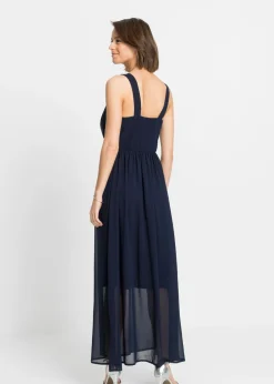 Best Vestido largo con aplicación de piedras brillantes Mujer Vestidos|Ropa Elegante