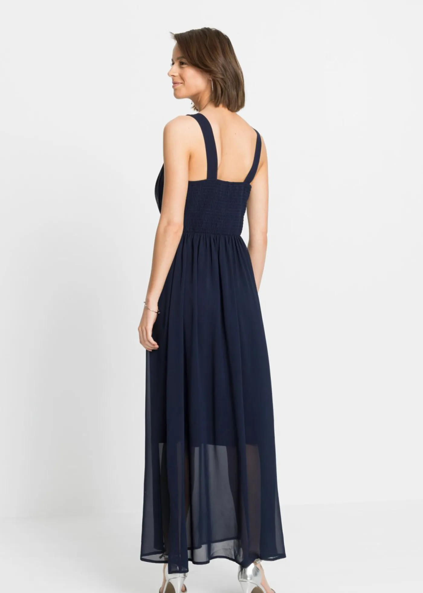 Best Vestido largo con aplicación de piedras brillantes Mujer Vestidos|Ropa Elegante