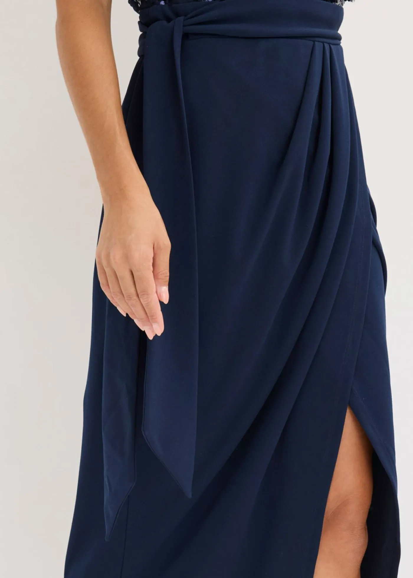 Clearance Vestido largo con bordado de lentejuelas Mujer Vestidos|Ropa Elegante