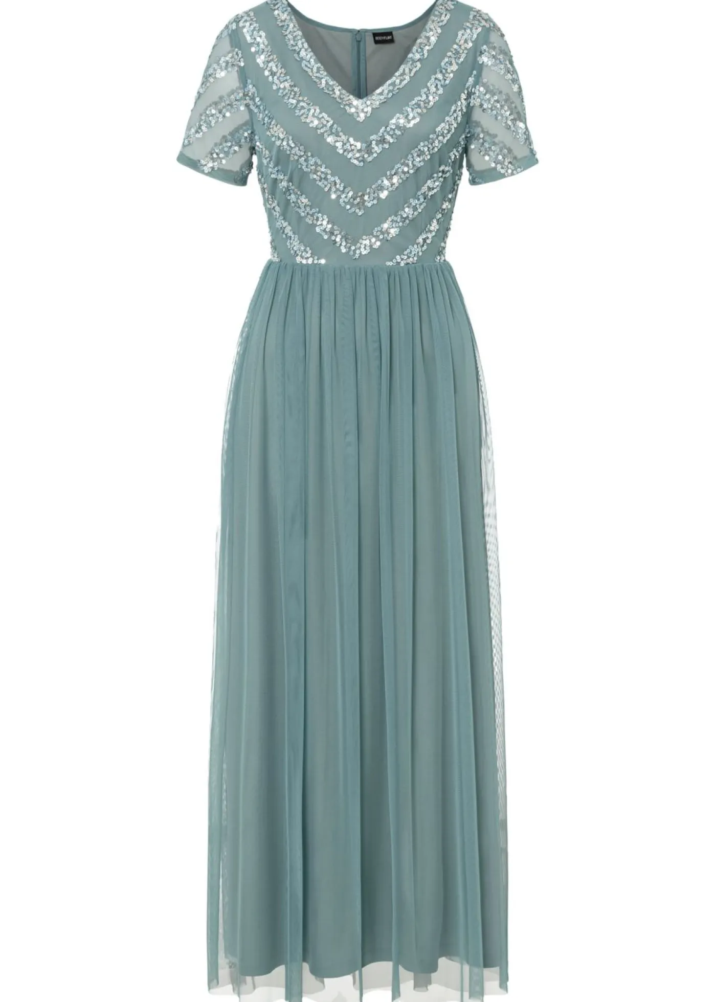 Clearance Vestido largo con bordado de lentejuelas Mujer Vestidos|Ropa Elegante