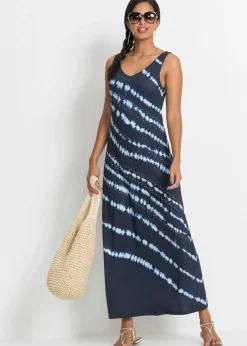 Vestido largo con efecto batik Mujer Vestidos