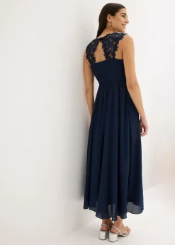 Best Vestido largo con encaje Mujer Tallas Pequeñas