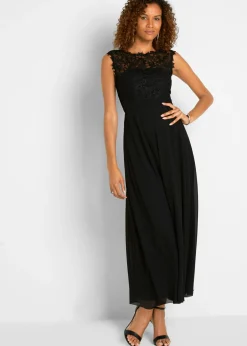 Discount Vestido largo con encaje Mujer Vestidos|Tallas Pequeñas