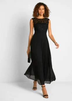 Discount Vestido largo con encaje Mujer Vestidos|Tallas Pequeñas