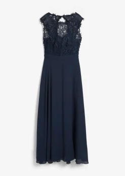 Sale Vestido largo con encaje Mujer Vestidos|Novedades